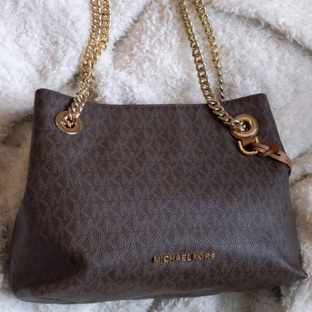 Michael Kors Leather Logo Bag